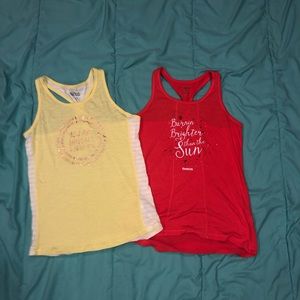 2 children’s size 10-12 tank tops